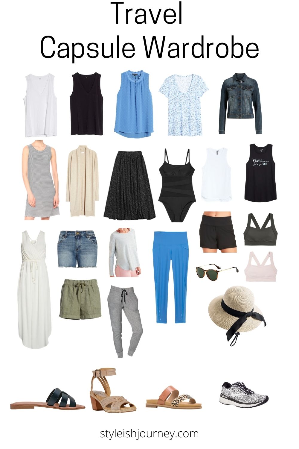 How To Build A Travel Capsule Wardrobe - Style-ish Journey